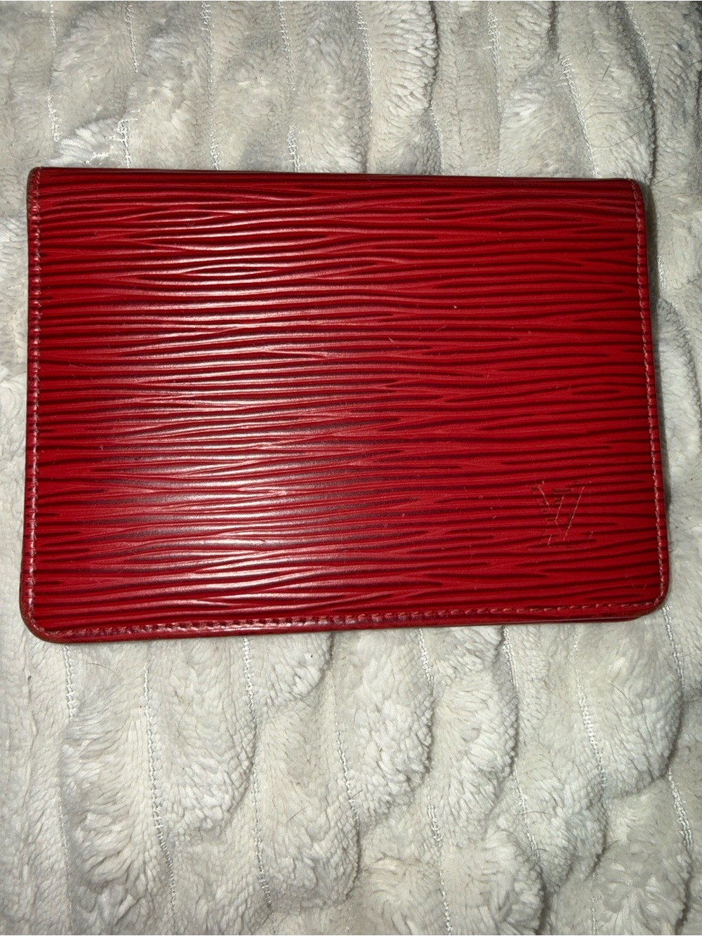 LV EPI Red ID holder